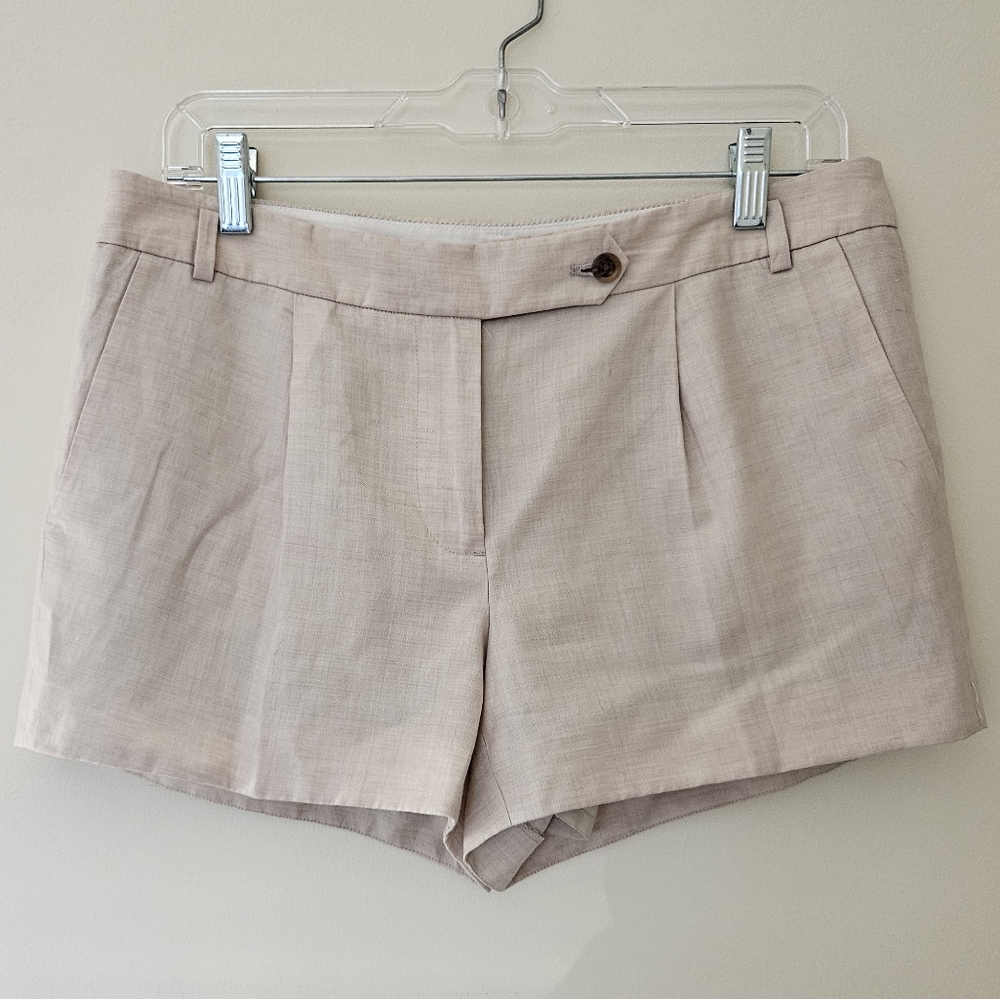 J. Crew Wool Linen Blend Shorts 3" inseam